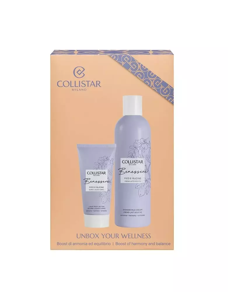Zestaw Collistar Unbox Your Wellness Creamy Shower Milk 250ml + Soft Body Butter 50ml 1