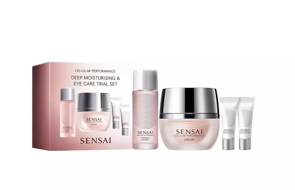 Set Sensai Cellular Performance Cream 40ml + Lotion Cream 20ml + Eye Contour Balm 2ml+ Eye Contour Cream 2ml 1