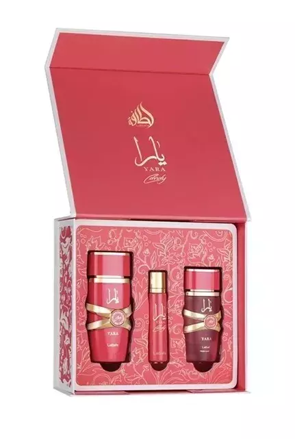 Set Lattafa Yara Candy Edp 100ml + 12ml Edp + Hair Mist 50ml 1