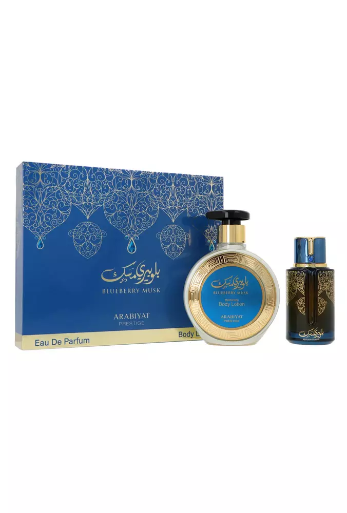 Zestaw Arabiyat Prestige Blueberry Musk Edp 100ml + Body Lotion 300ml 1