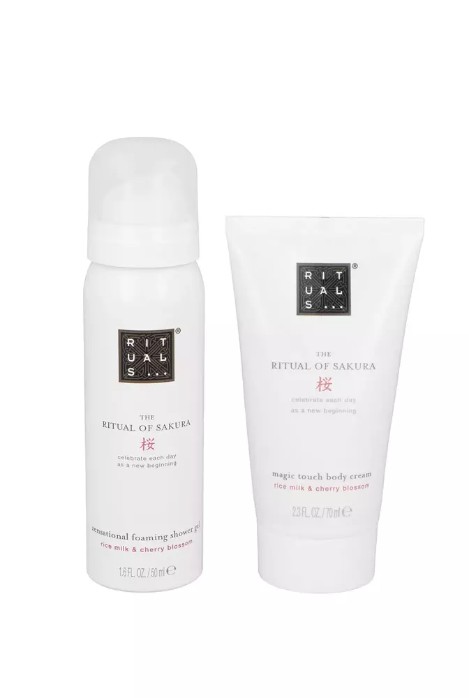Zestaw Rituals Ritual of Sakura Body Cream 70ml + Foaming Shower Gel 50ml 1