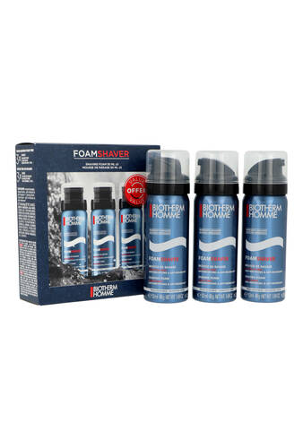 Zestaw Biotherm Travel Trio Sensitive Skin Shaving Foam 3x50ml 1