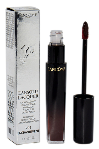 Lancome L`Absolu Lacquer Buildable Shine & Color Longwear Lip Color 296 Enchantement 1