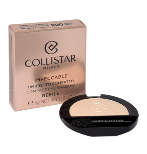 Collistar Impeccable Compact Eye Shadow 200 Ivory Satin Refill 1