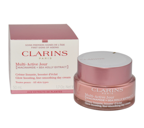 Clarins Multi-Active Creme Jour Glow Boosting Line-Smoothing Day Cream All Skin Types 50ml 1