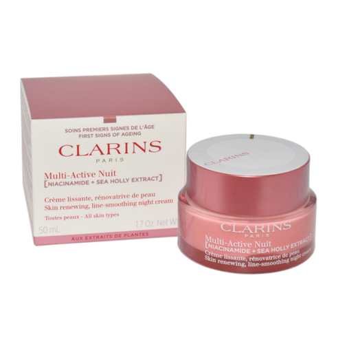 Clarins Multi-Active Creme Nuit Skin Renewing Line-Smoothing Night Cream All Skin Types 50ml 1