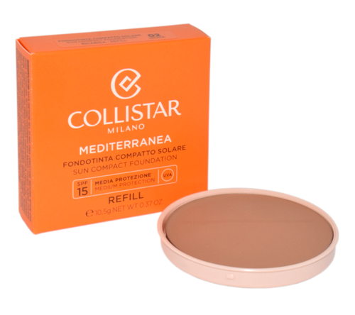Collistar Mediterranea Sun Compact Foundation Spf15 02 Ischia Refill 10,5g 1