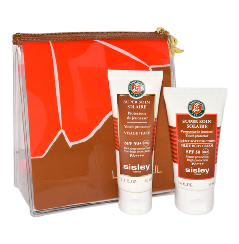 Zestaw Sisley Solar Essentials Silky Body Cream Spf30 50ml+Youth Protector Visage/Face Spf50+ 40ml 1