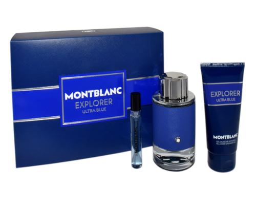 Zestaw Montblanc Explorer Ultra Blue Edp 100ml + Travel Spray 7,5ml + Shower Gel 100ml 1