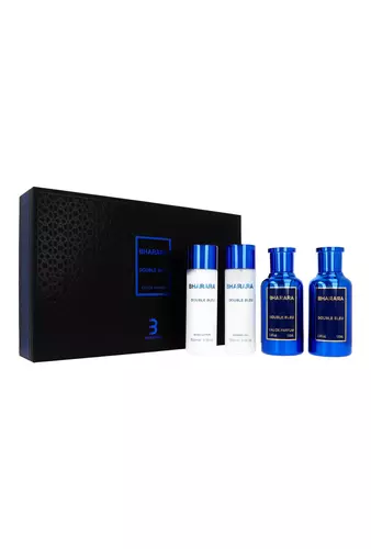 Zestaw Bharara Double Bleu Edp 100ml + After Shave 100ml + Body Lotion 150ml + Shower Gel 150ml 1