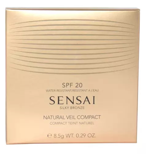 Sensai Silky Bronze Natural Veil Compact Sc04 Dark Spf 20 8,5g 1