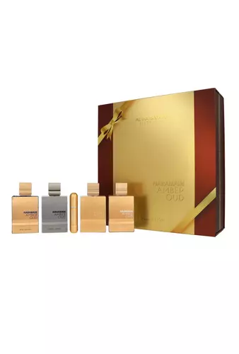 Zestaw Al Haramain Amber Oud Collection 4 x 60ml - Amber Oud Gold Edition + Amber Oud Bleu Edition + Amber Oud White Edition... 1