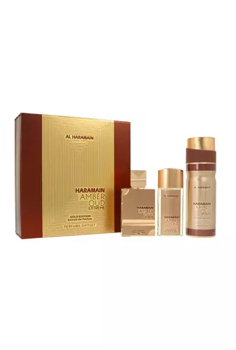 Zestaw Al Haramain Amber Oud Gold Edition Extreme Perfumes Extrait de Parfum 75ml + Extrait de Parfum 30ml + Deodorant Body... 1