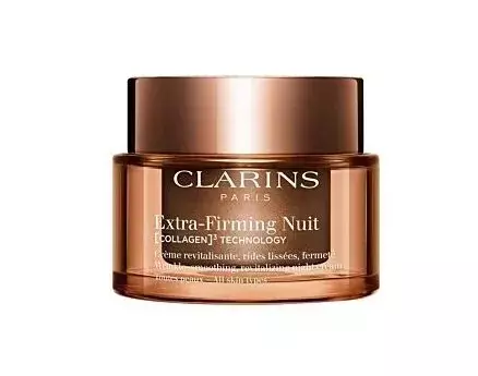Clarins Extra Firming Nuit Collagen Wrinkle Smoothing Revitalizing Night Cream All Skin Types 50ml 1