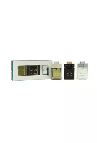 Zestaw Bvlgari Miniatures Collection Man In Black Edp 15ml + Man Wood Essence Edp 15ml + Man Rain Essence Edp 15ml 1
