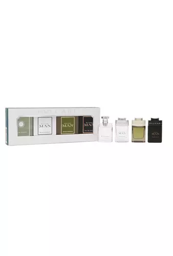 Zestaw Bvlgari Mini: Pour Homme Edt 5ml + Man Wood Essence Edp 5ml + Man In Black Edp 5ml + Man Rain Essence Edp 5ml 1