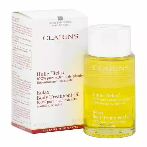 Clarins Body Treatment Oil Relax 100% Pure Plant Extract Soothing Relaxing 100ml 1