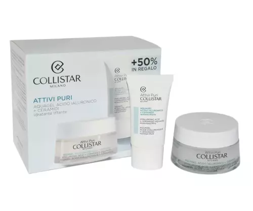Zestaw Collistar Attivi Puri Hyaluronic Acid+Ceramides AquaGel 50ml + Hyaluronic Acid+Ceramides AquaGel Moisturizng Lifting... 1