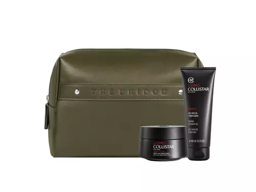 Zestaw Collistar Uomo Unbox Your Style Energizing Anti-Aging Cream Gel 50ml + Toning Shower Gel 100ml + Pouch 1