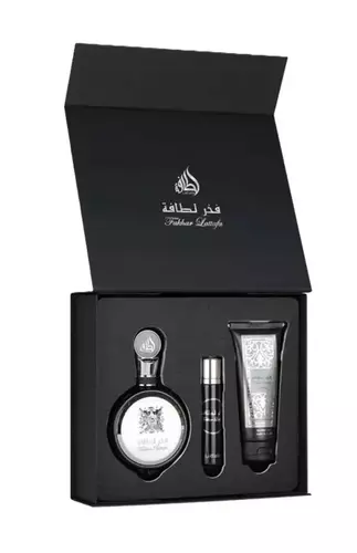 Zestaw Lattafa Fakhar Men Edp 100ml + Edp 12ml + Shower Gel 100ml 1