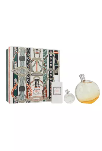 Zestaw Hermes Eau Des Merveilles Edt 100ml + Edt 7,5ml + Body Lotion 80ml 1