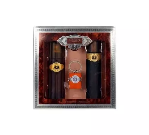 Zestaw Cuba Paris Cuba Gold Edt 100ml + After Shave 100ml + Brelok 1