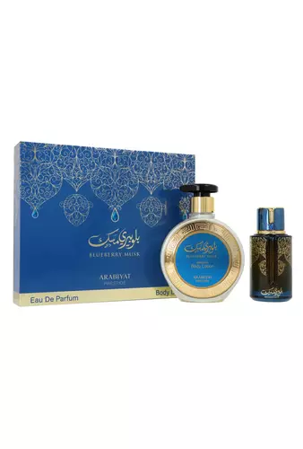 Zestaw Arabiyat Prestige Blueberry Musk Edp 100ml + Body Lotion 300ml 1