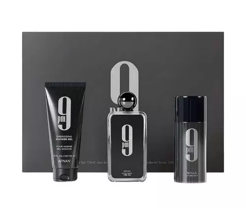 Set Afnan 9 pm Edp 100ml + Shower Gel 200ml + Deodorant 250ml 1