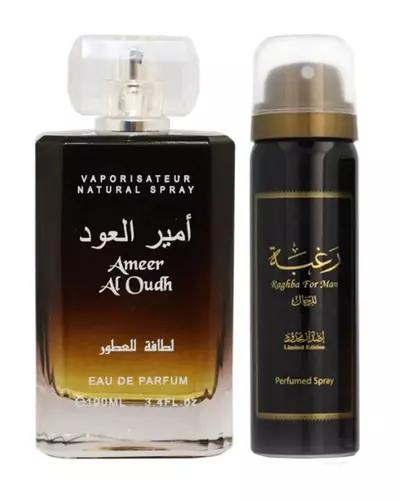 Set Lattafa Duo Ameer Al Oudh Edp 100ml + Perfumed Spray 50ml 1