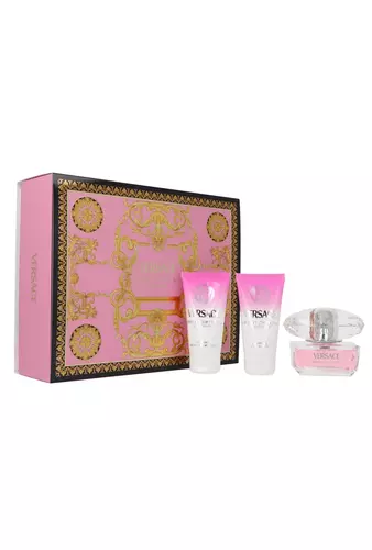 Set Versace Bright Crystal Edt 50ml + Shower Gel & Body Lotion 50ml 1